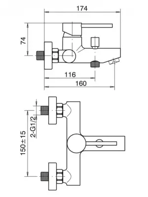 TUBO BAT.KADA 6111B