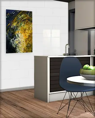 PLAIN WHITE GLOSSY 30X60 0,90