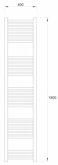 SUŠAČ WARME WERRA 40X180 BELI